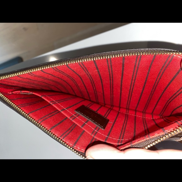 Louis Vuitton Neverfull pouch Damier Ebene canvas - Picture 3 of 3